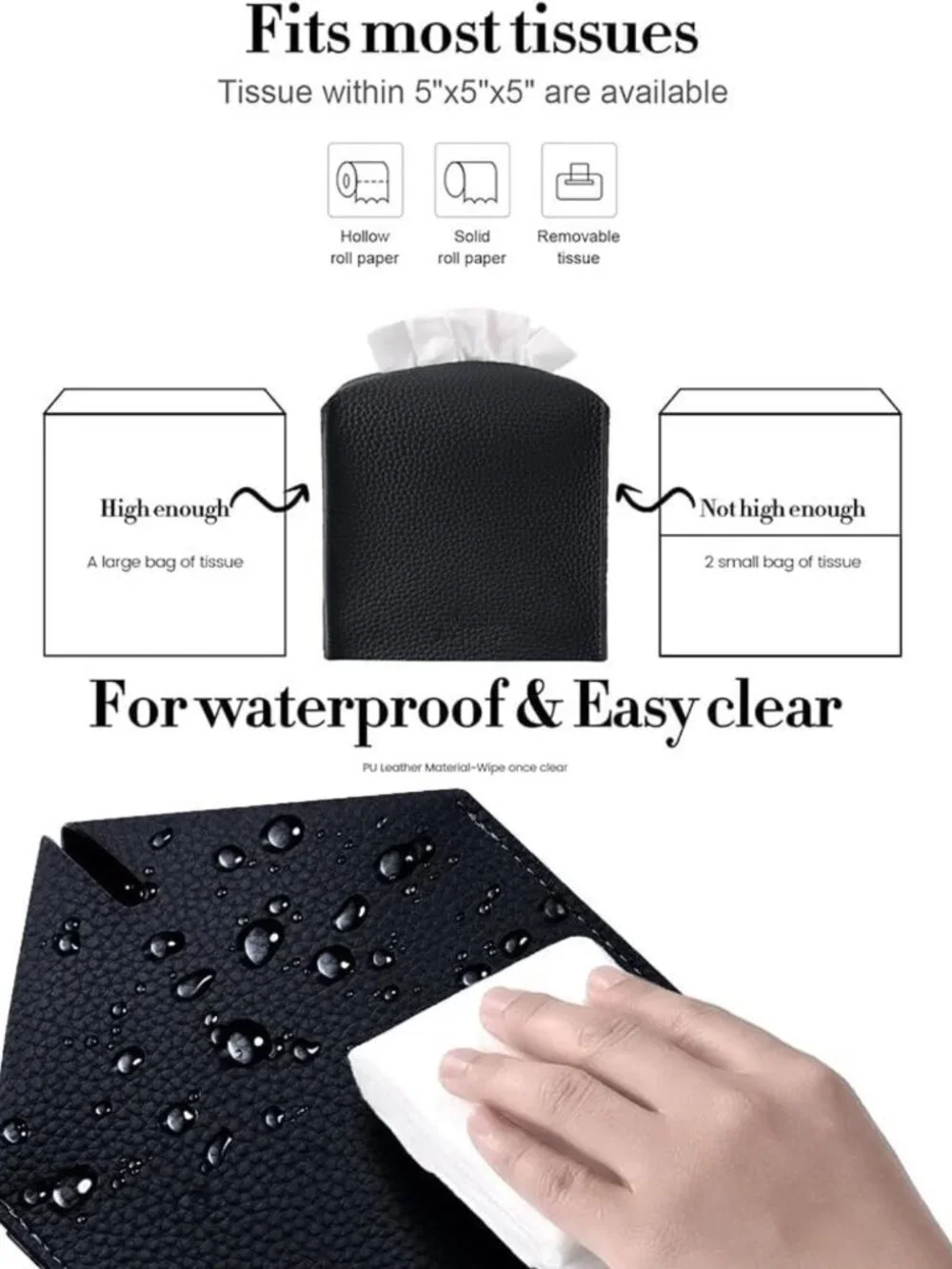 Stylish 21PC Black Bathroom Accessories Set - Shower Curtain, Rugs, Soap